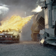 Illustration for article titled New Death Race Stills: Flame Throwing, Jag Destroying And Overacting Galore
